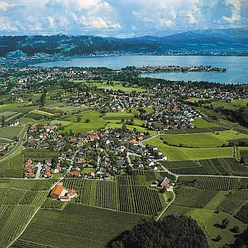 Lindau mit Bodensee und Pfänder